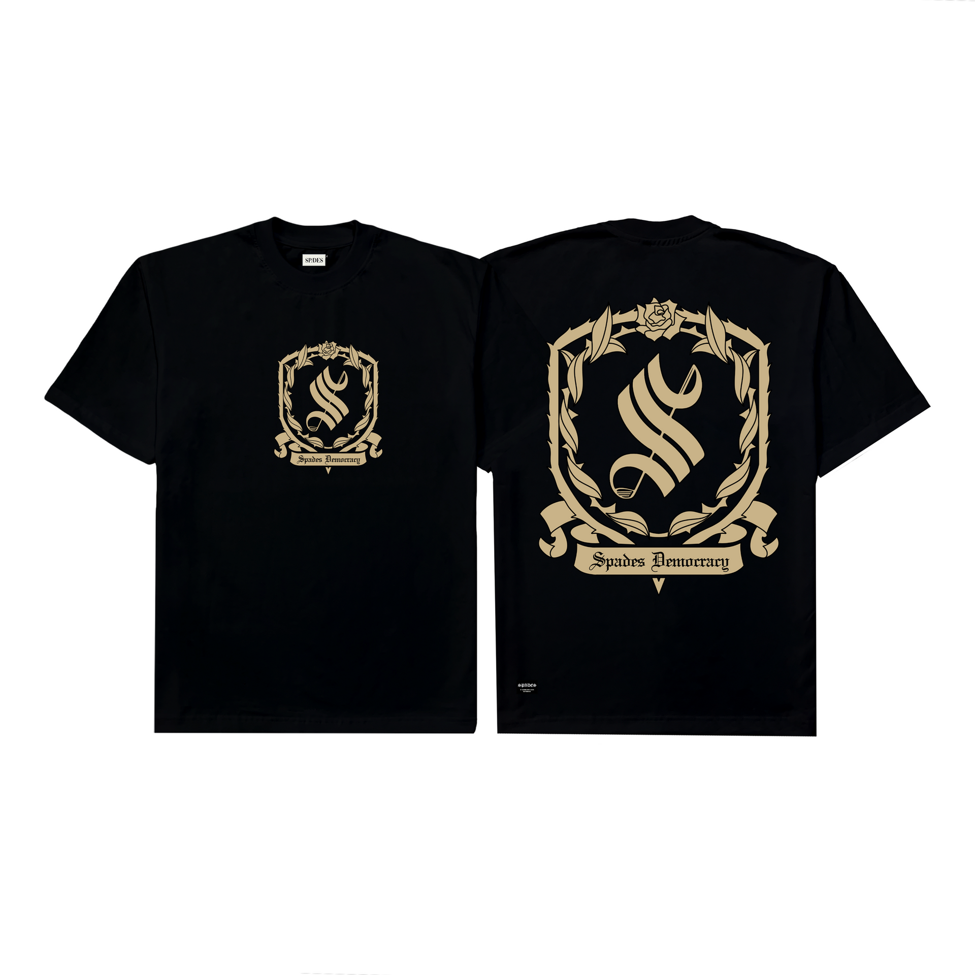 Spades Democracy Black T-shirt SPADES