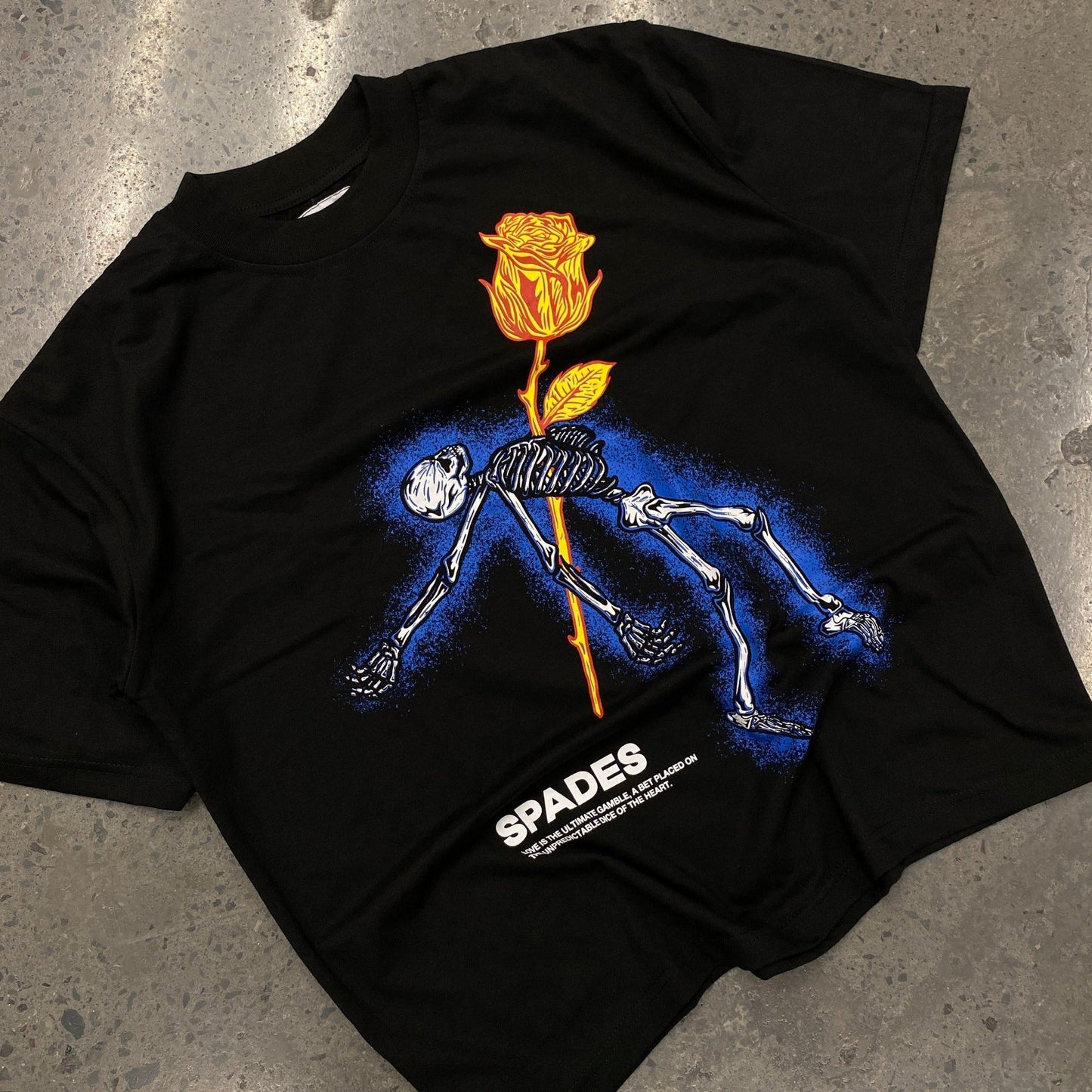 Spades Blossom of the Night Boxy Tee Black SPADES