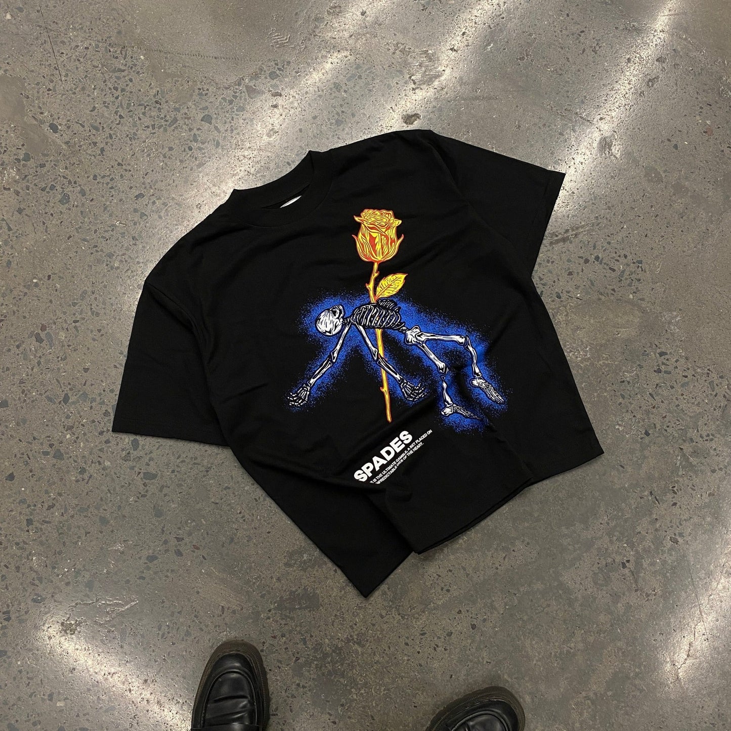 Spades Blossom of the Night Boxy Tee Black SPADES
