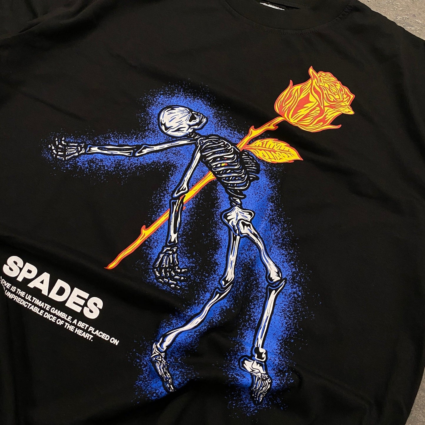 Spades Blossom of the Night Boxy Tee Black SPADES