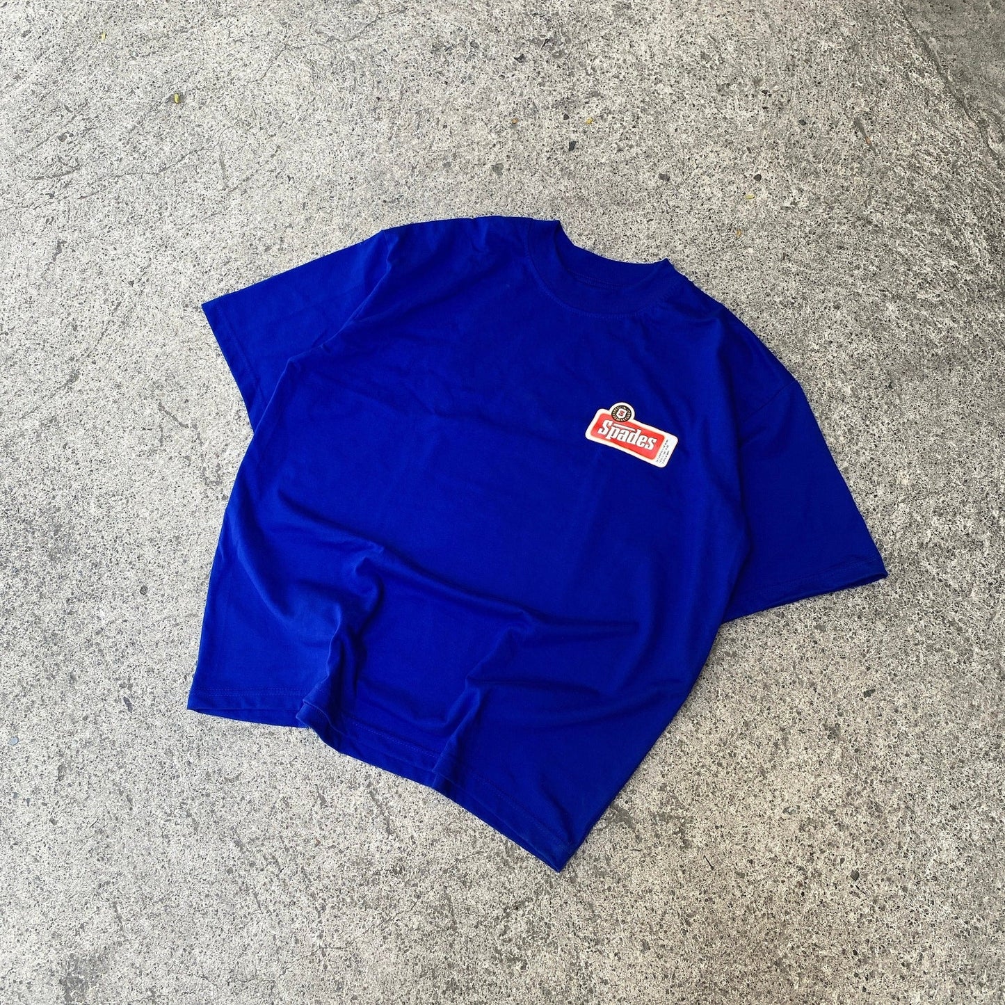 Spades Dynamic Play Boxy Tee Royal Blue SPADES