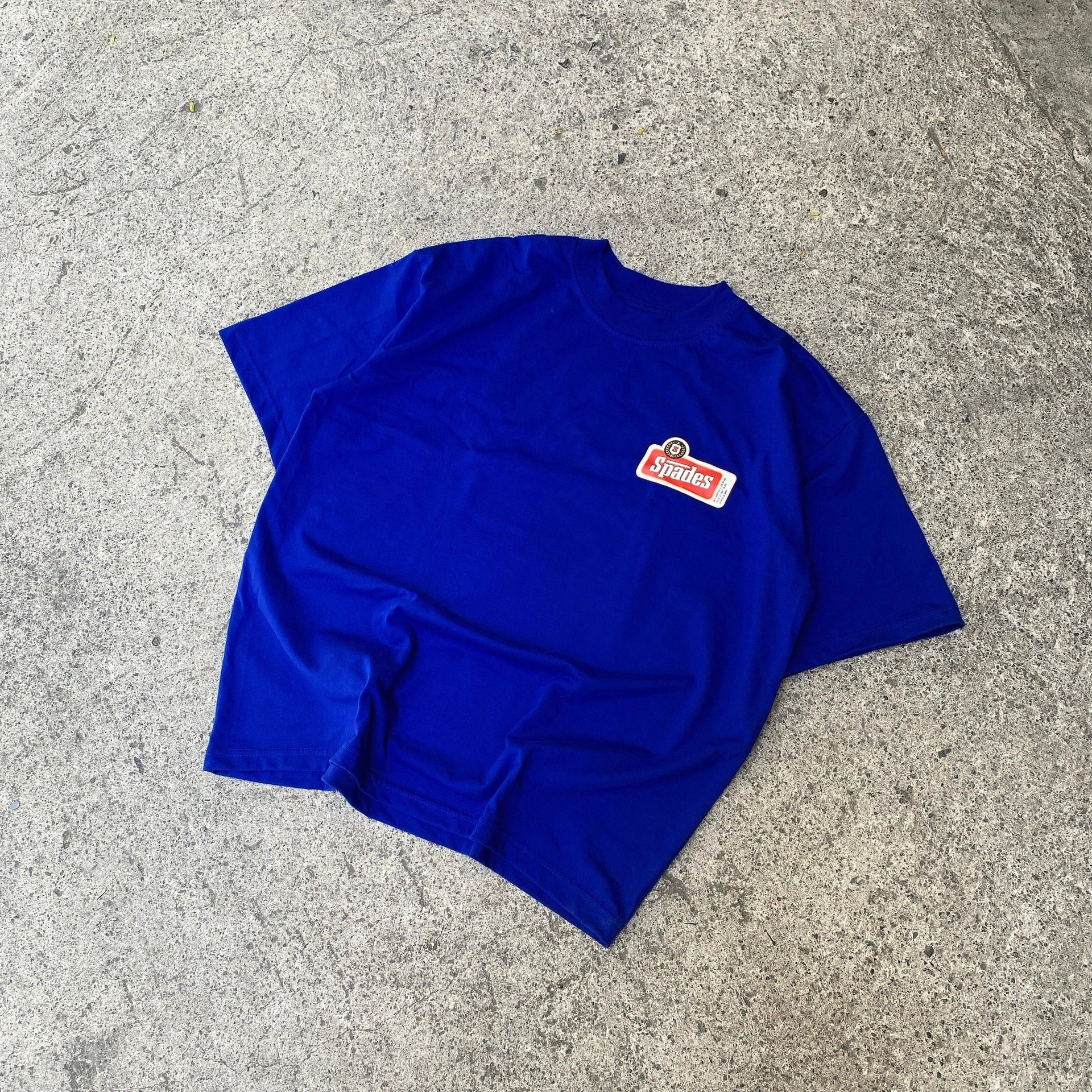Spades Dynamic Play Boxy Tee Royal Blue SPADES