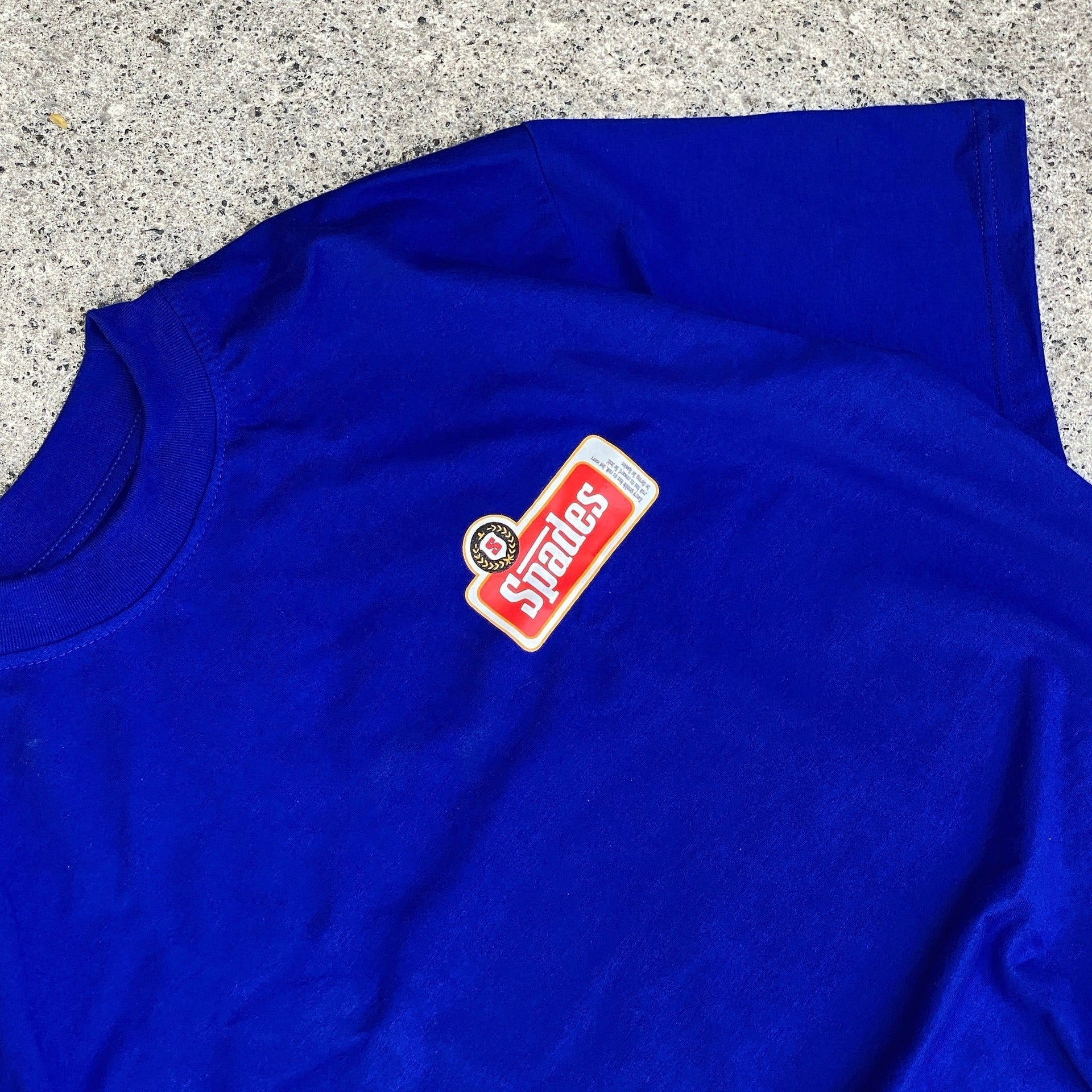 Spades Dynamic Play Boxy Tee Royal Blue SPADES