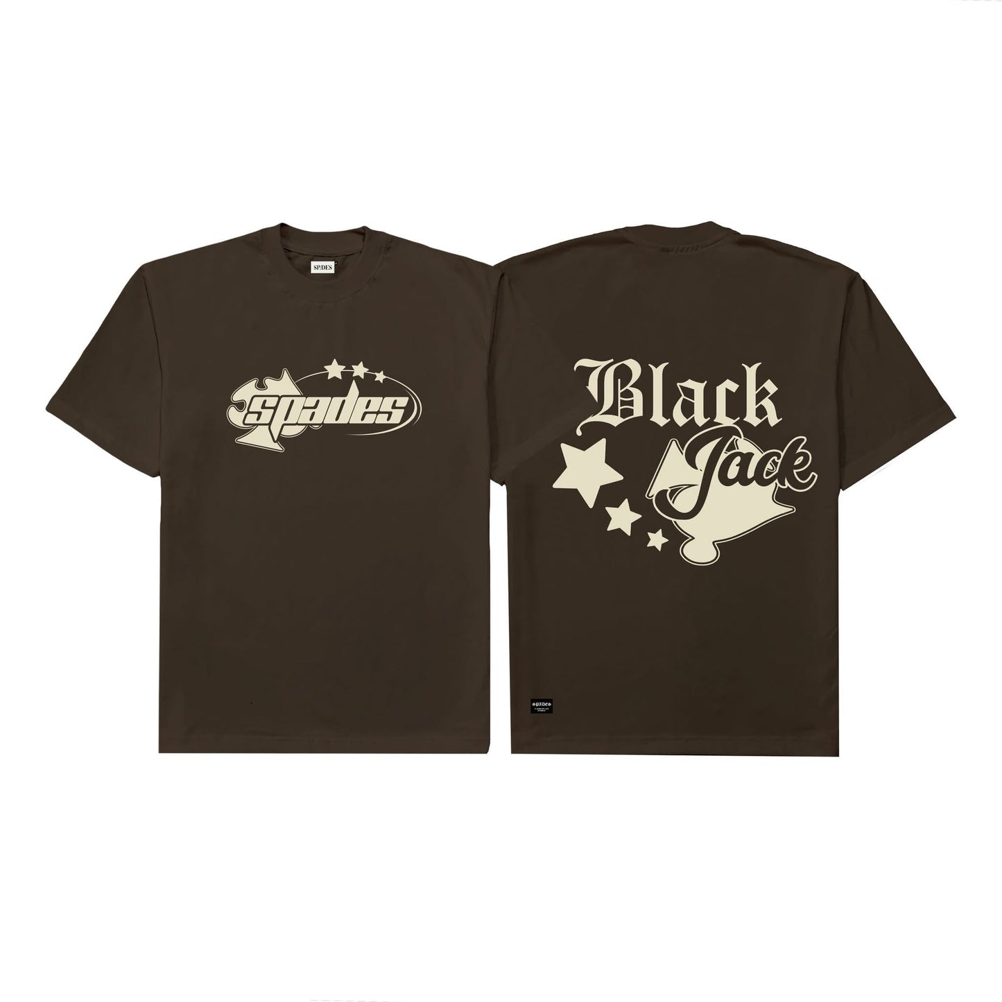 Black Jack Boxy Crop Tee SPADES