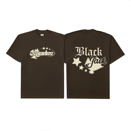 Black Jack Boxy Crop Tee SPADES