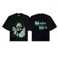 Digital Hustle Boxy Crop Tee Black SPADES