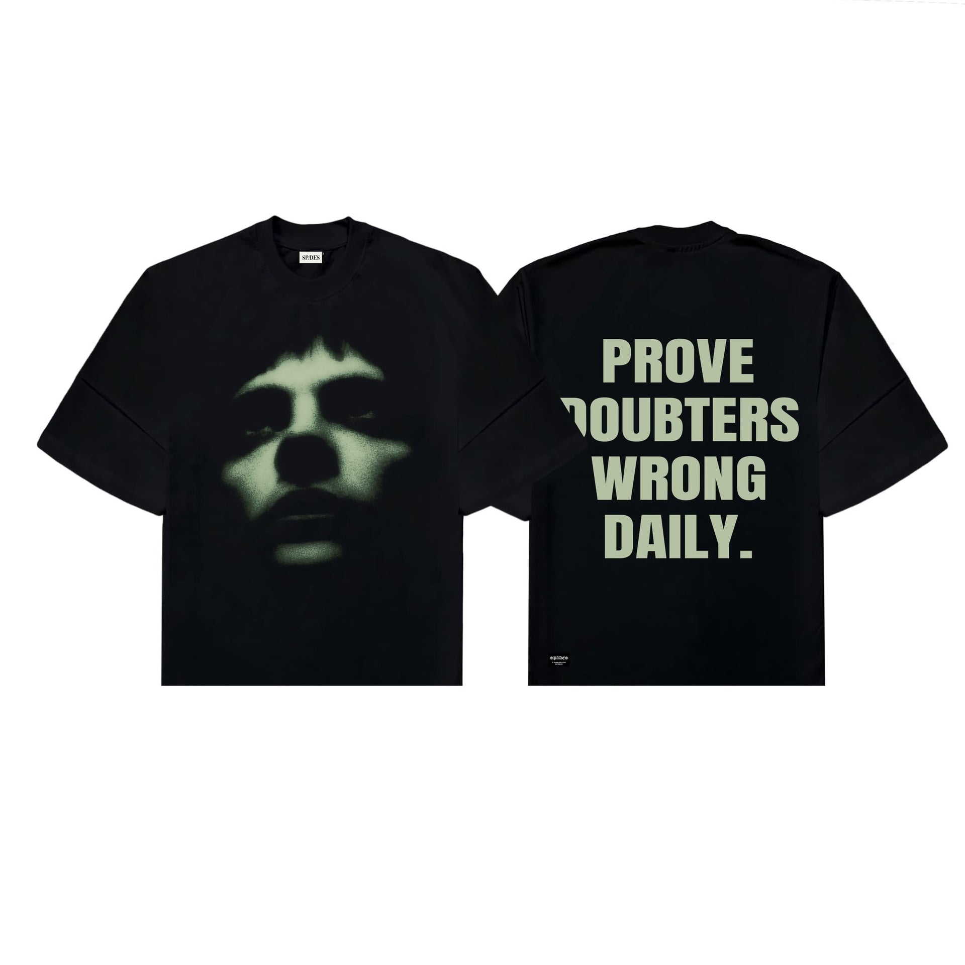 Spades The Unknown Boxy Tee Black SPADES