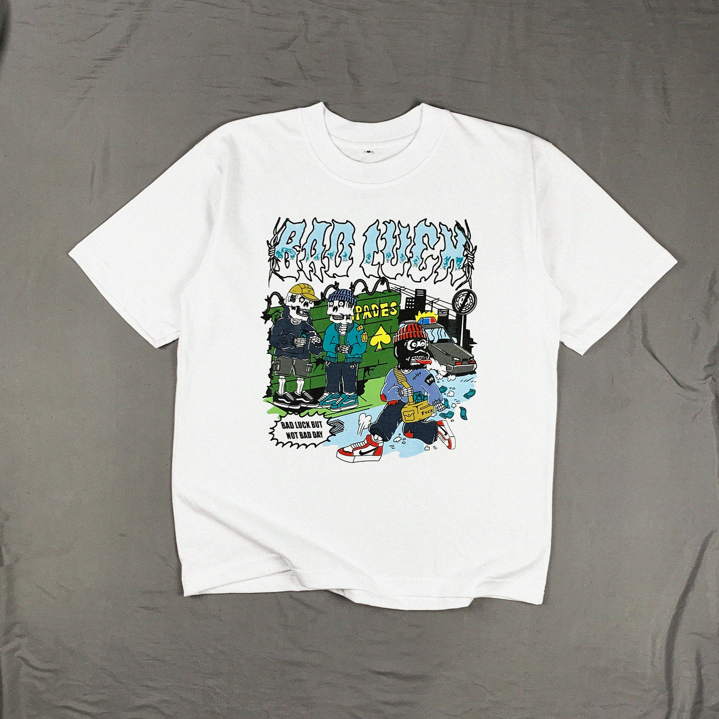 Spades Bad Luck White T-shirt SPADES