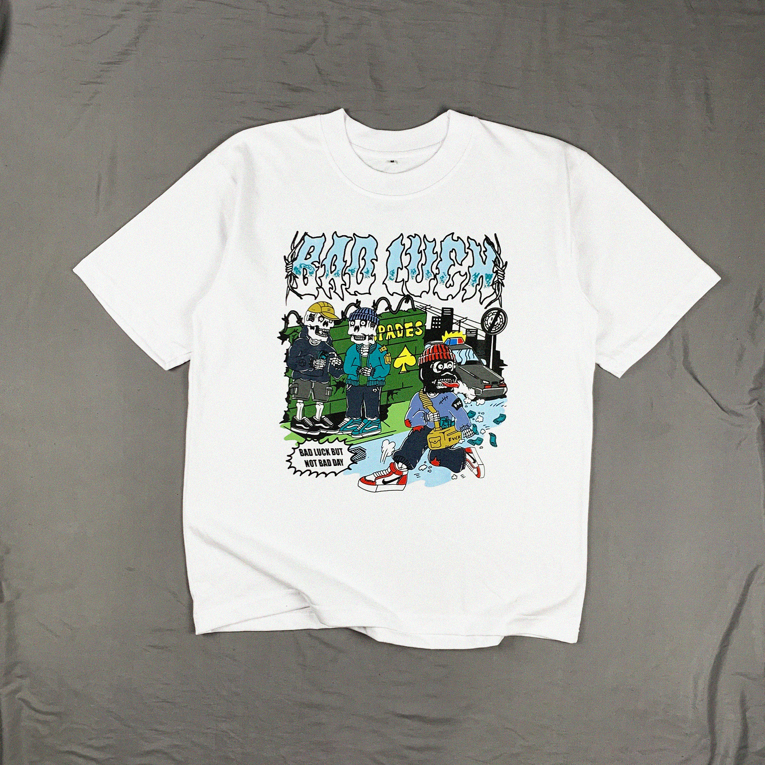Spades Bad Luck White T-shirt SPADES