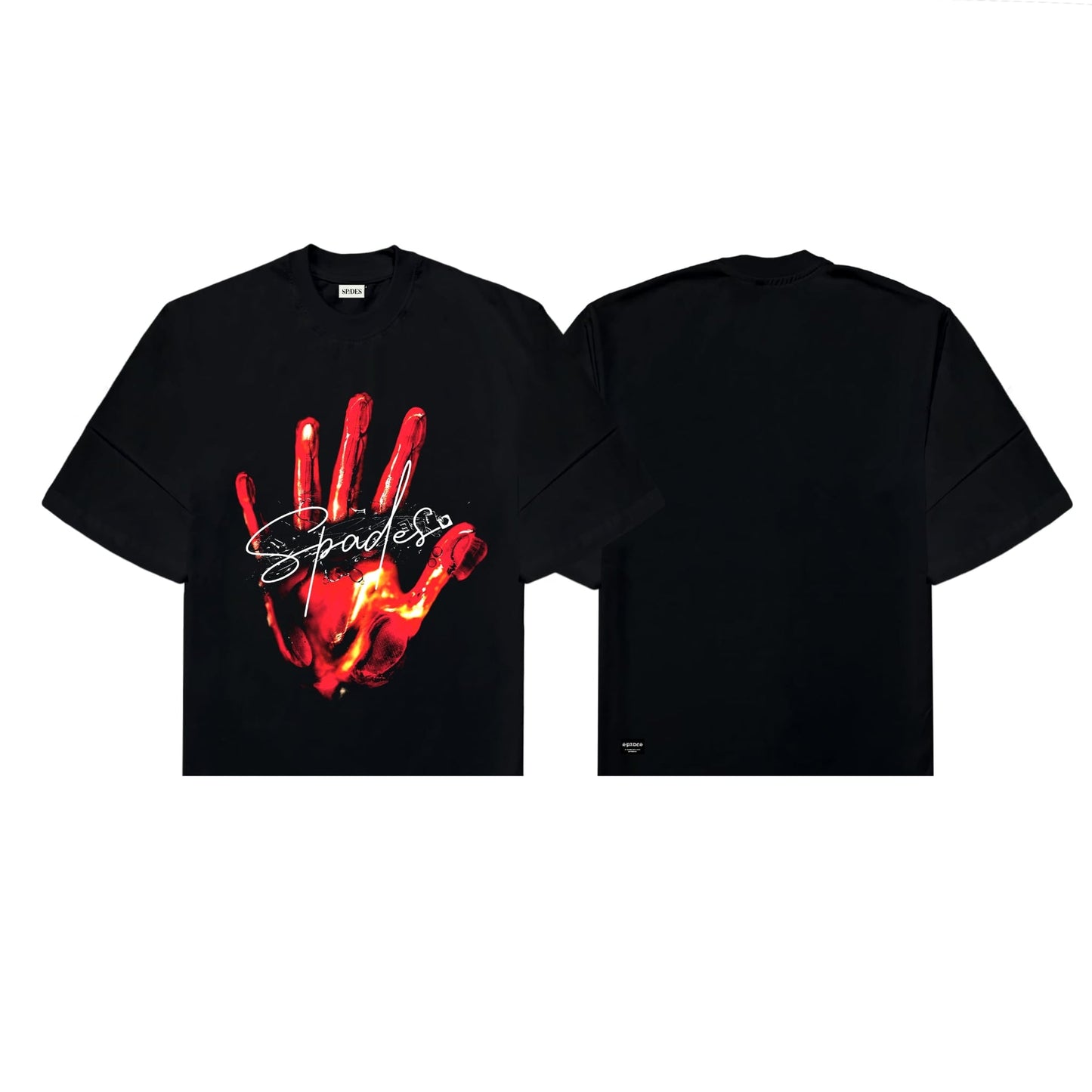 Spades Fiery Grip Boxy Crop Tee SPADES