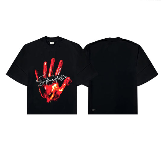 Spades Fiery Grip Boxy Crop Tee SPADES