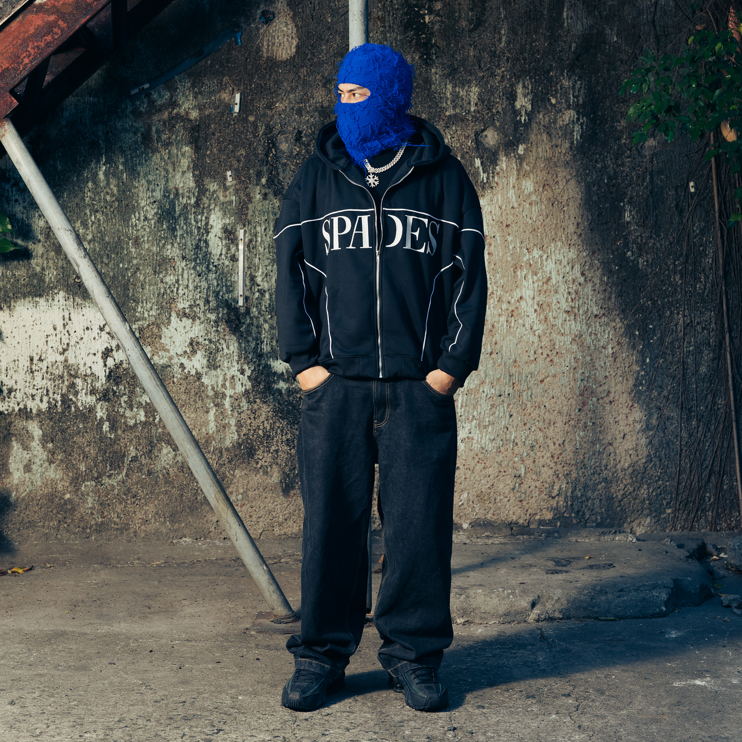 Spades Triple Lucky Boxy Crop Hoodie SPADES