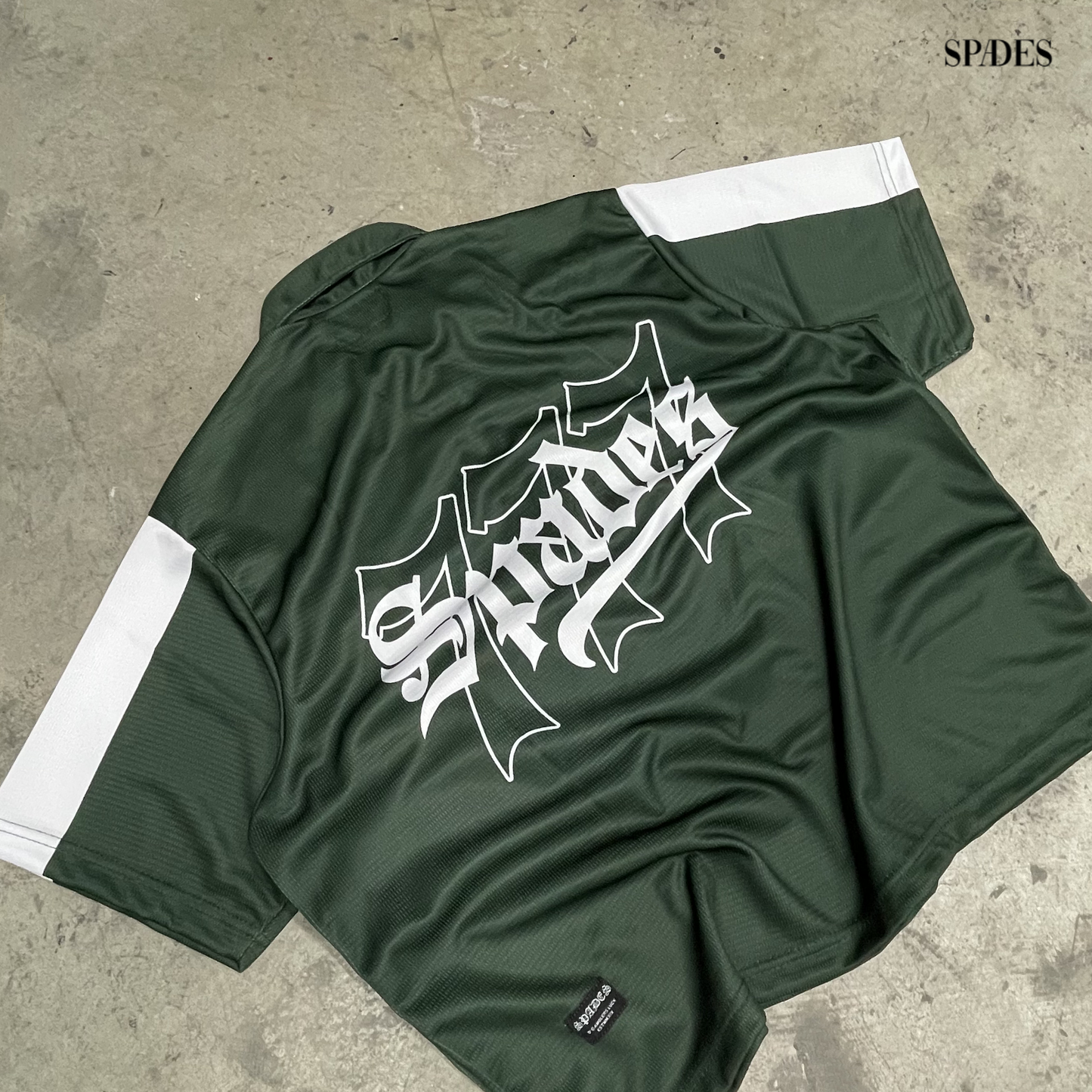 Green Room Gambit Boxy Crop Jersey Polo SPADES