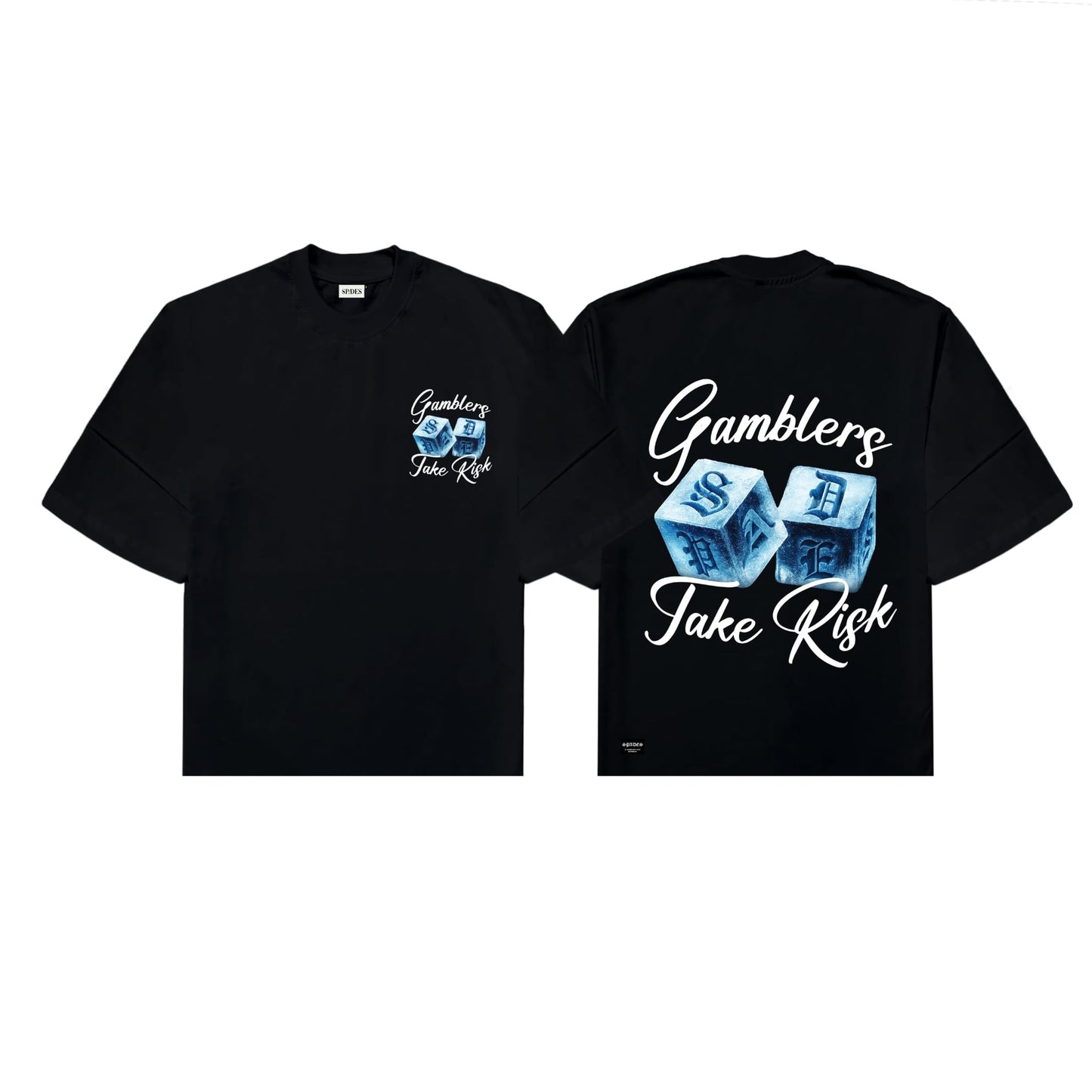 Spades Risky Dice Boxy Crop Tee SPADES