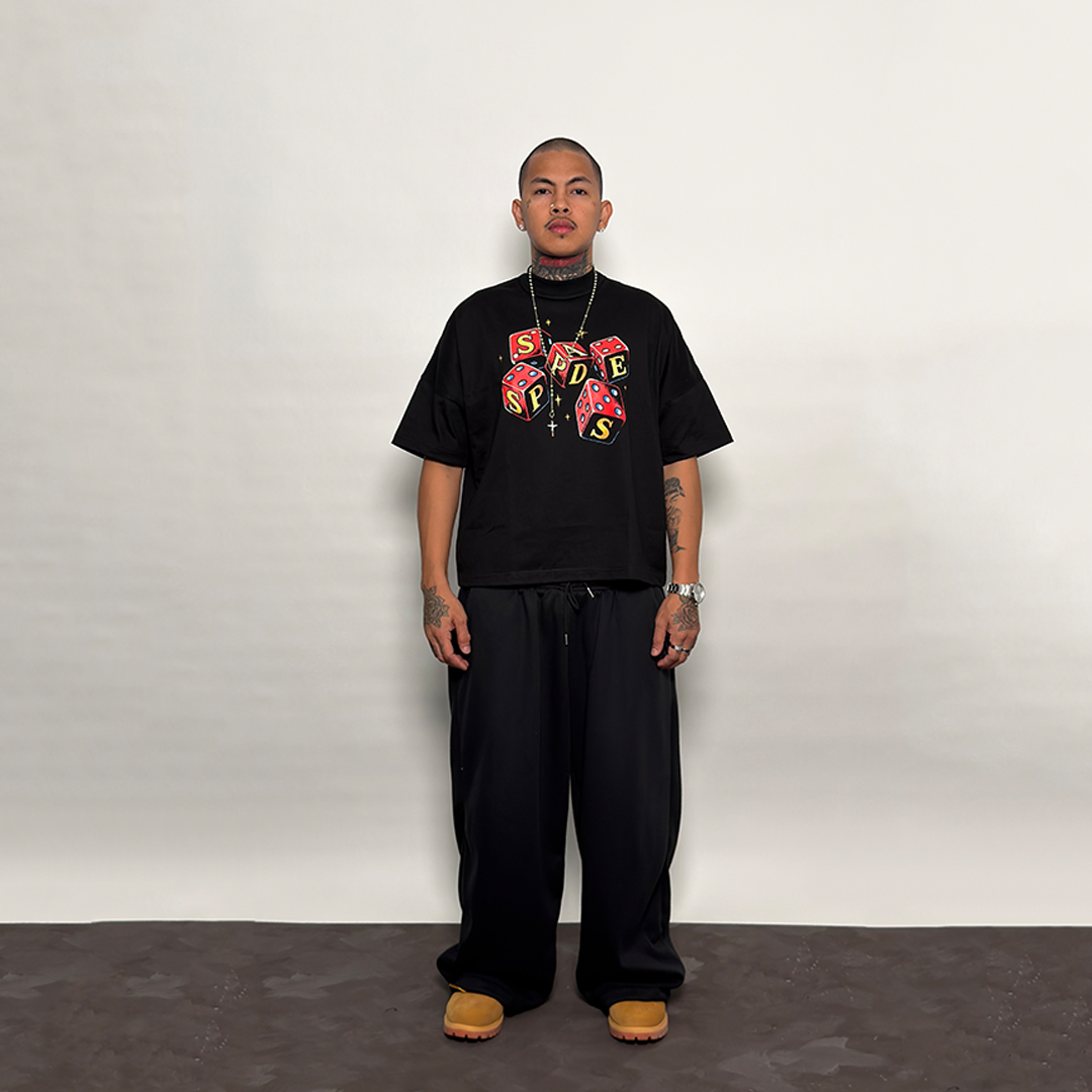 Spades Keychain Boxy Crop Tee SPADES