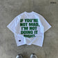 Mad Hustler Boxy Crop Tee SPADES