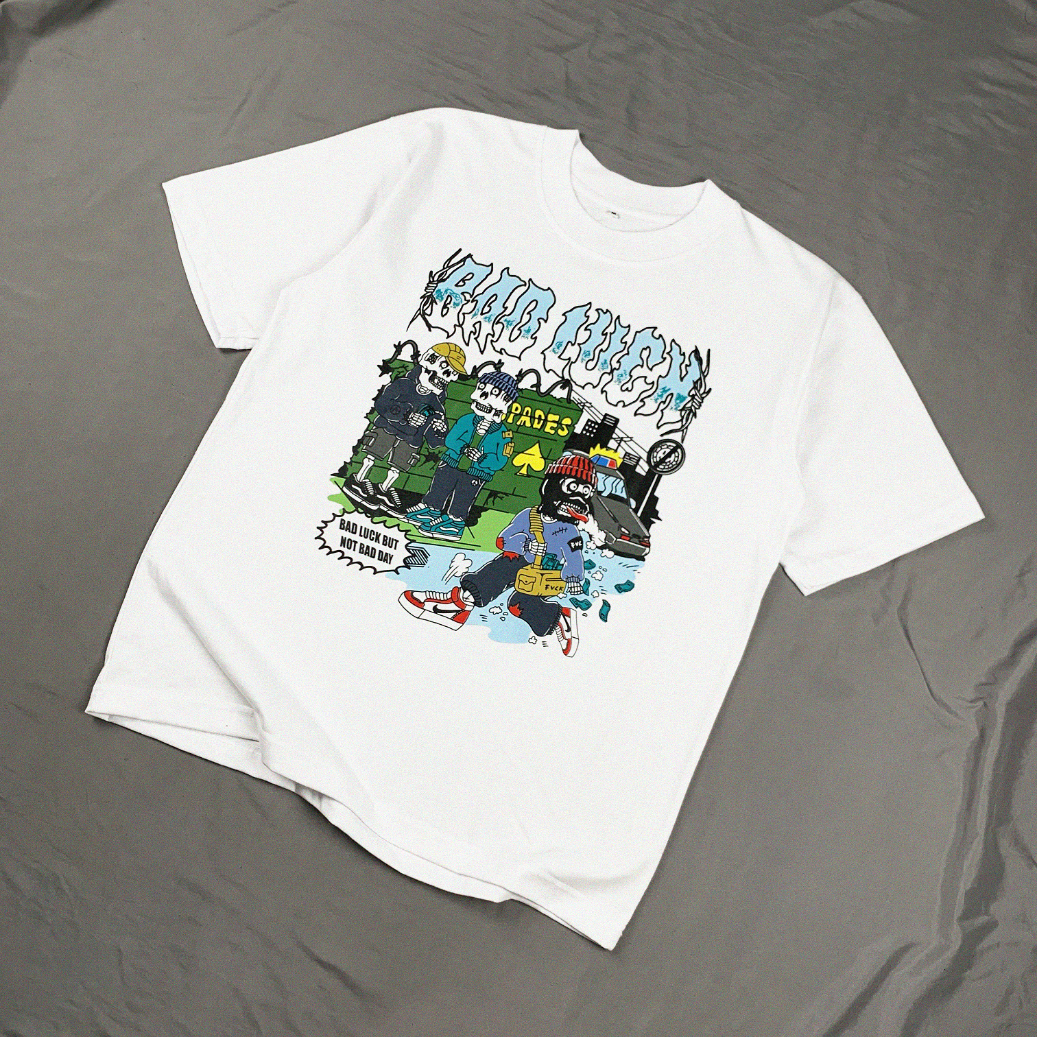 Spades Bad Luck White T-shirt SPADES