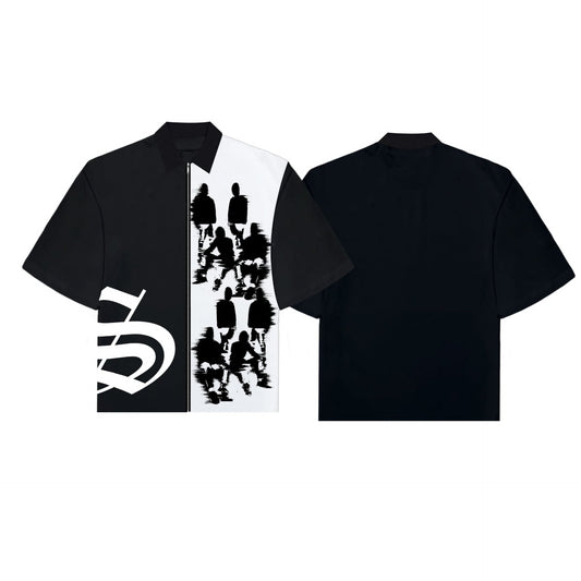 Spades Distorted Crew Box Tee Polo Pique SPADES