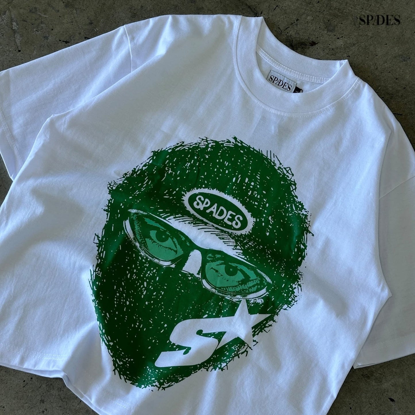 Mad Hustler Boxy Crop Tee SPADES