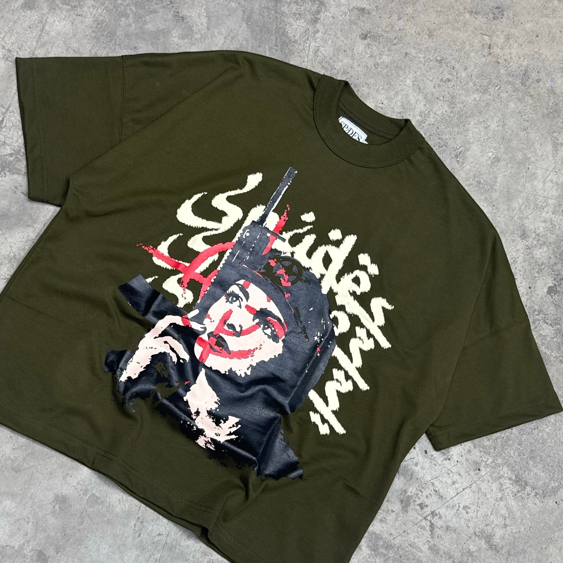 Rebel Vanguard Boxy Crop Tee SPADES