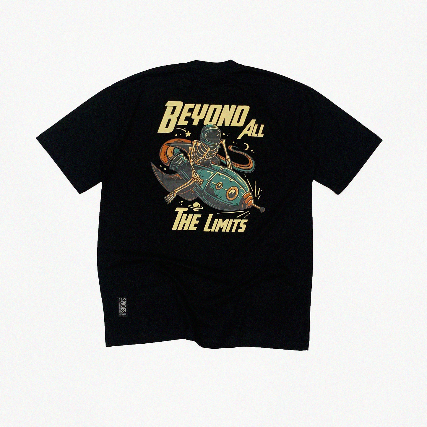 Spades Infinity and Beyond Black T-shirt SPADES
