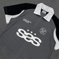 Spades Neutral Stake Boxy Crop Polo Pique SPADES