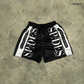 Black Line Hustle Mesh Shorts SPADES