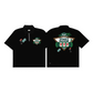 Spades Quarter Zip Polo 777 Black SPADES