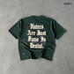 Spades Gamblers Mark Boxy Tee Moss SPADES