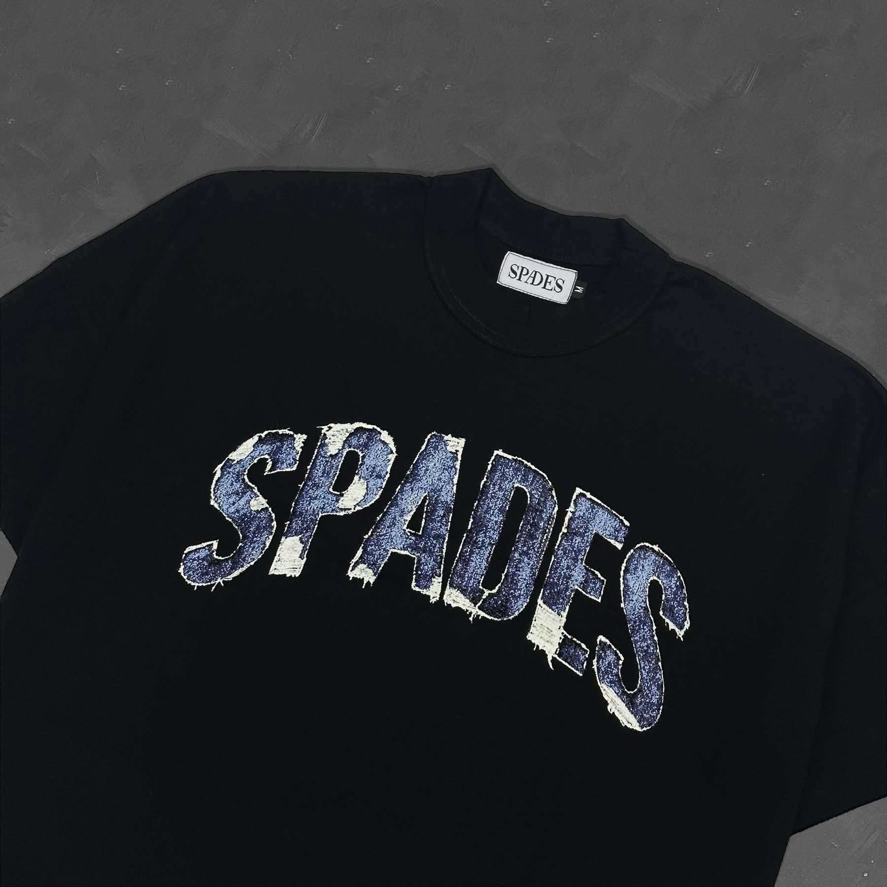 Spades Denim Boxy Crop Tee SPADES