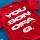 Spades Adios G Red T-shirt SPADES