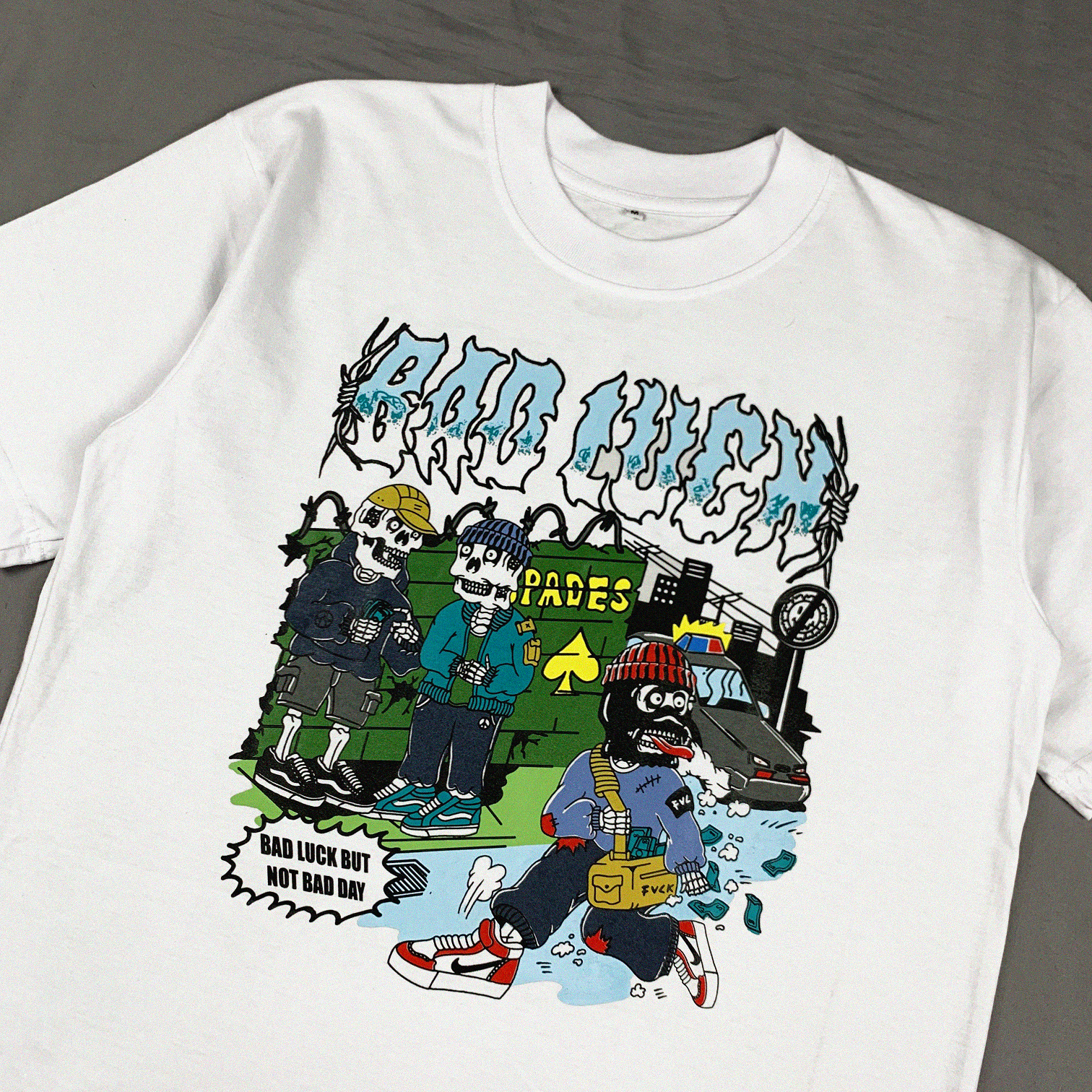 Spades Bad Luck White T-shirt SPADES