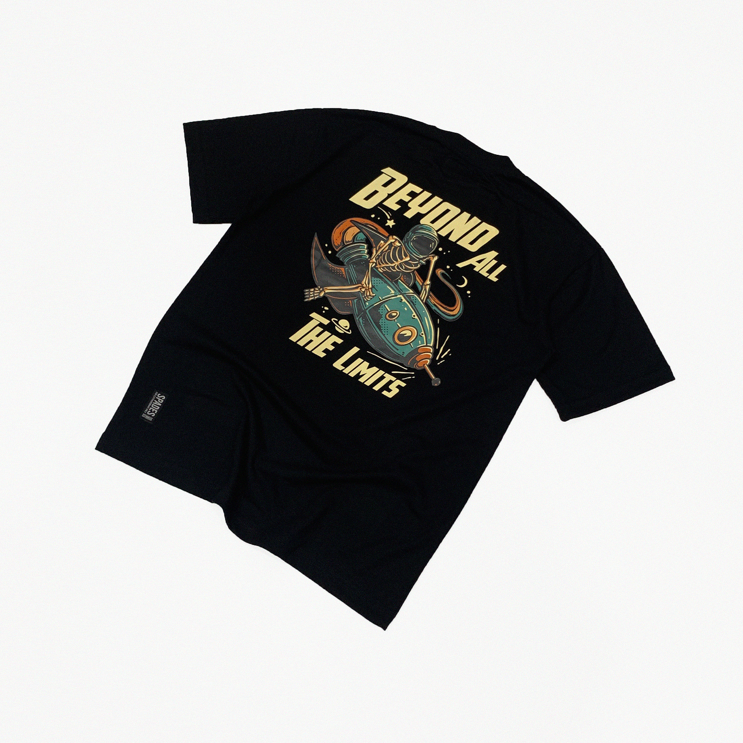 Spades Infinity and Beyond Black T-shirt SPADES