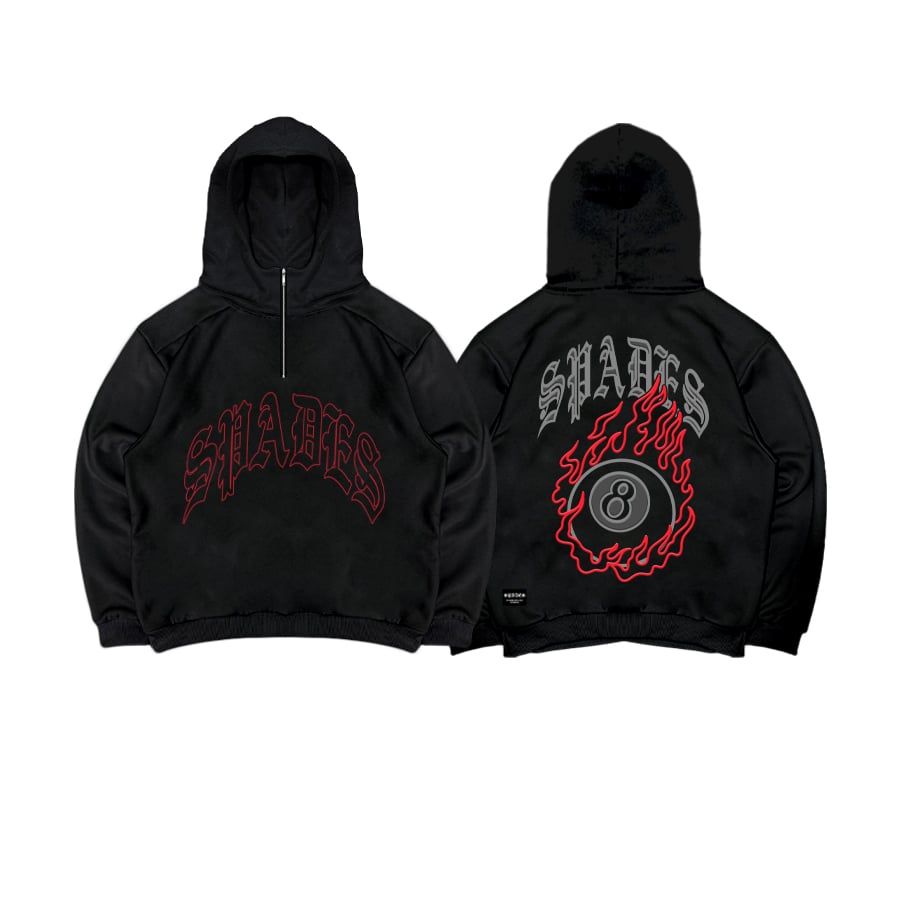 Spades Inferno Zip Boxy Hoodie SPADES