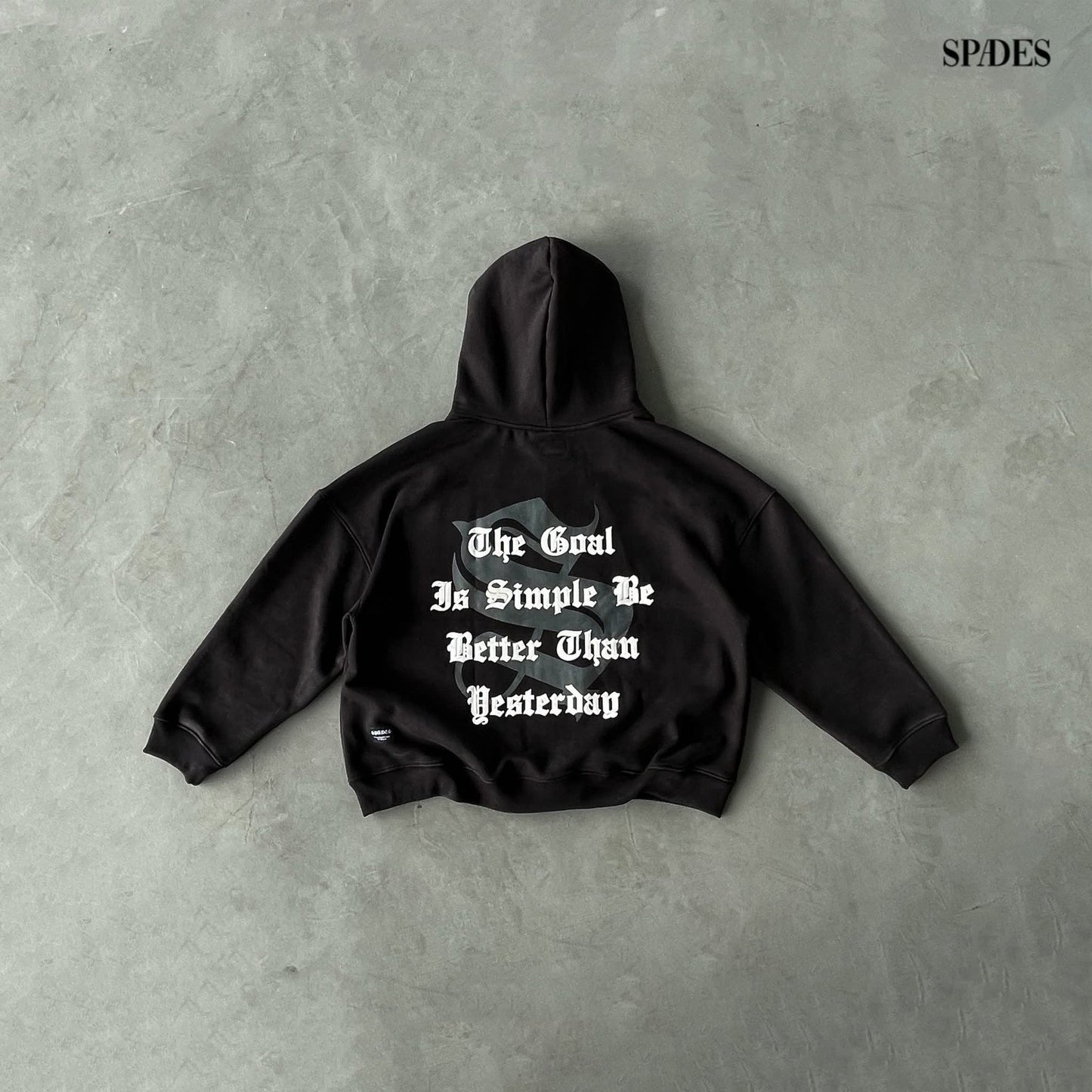Spades Better Than Yesterday Tactical Zip-Up Boxy Hoodie SPADES
