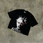 Punk Anarchy Boxy Crop Tee SPADES