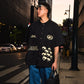 French Terry Full Button Polo SCDD Black SPADES