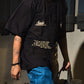 French Terry Full Button Polo SCDD Black SPADES