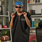 Spades Quarter Zip Polo Fearless Achiever Black SPADES