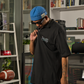 Spades Quarter Zip Polo Fearless Achiever Black SPADES