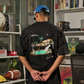 Spades Quarter Zip Polo Fearless Achiever Black SPADES
