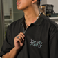 Spades Quarter Zip Polo Fearless Achiever Black SPADES