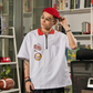 Spades Quarter Zip Crop Bold Moves White SPADES