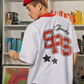 Spades Quarter Zip Crop Bold Moves White SPADES