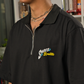 Spades Quarter Zip Polo Roulette Black SPADES