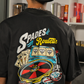 Spades Quarter Zip Polo Roulette Black SPADES