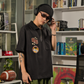 Spades Quarter Zip Polo Crop Bold Moves Black SPADES
