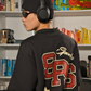 Spades Quarter Zip Polo Crop Bold Moves Black SPADES