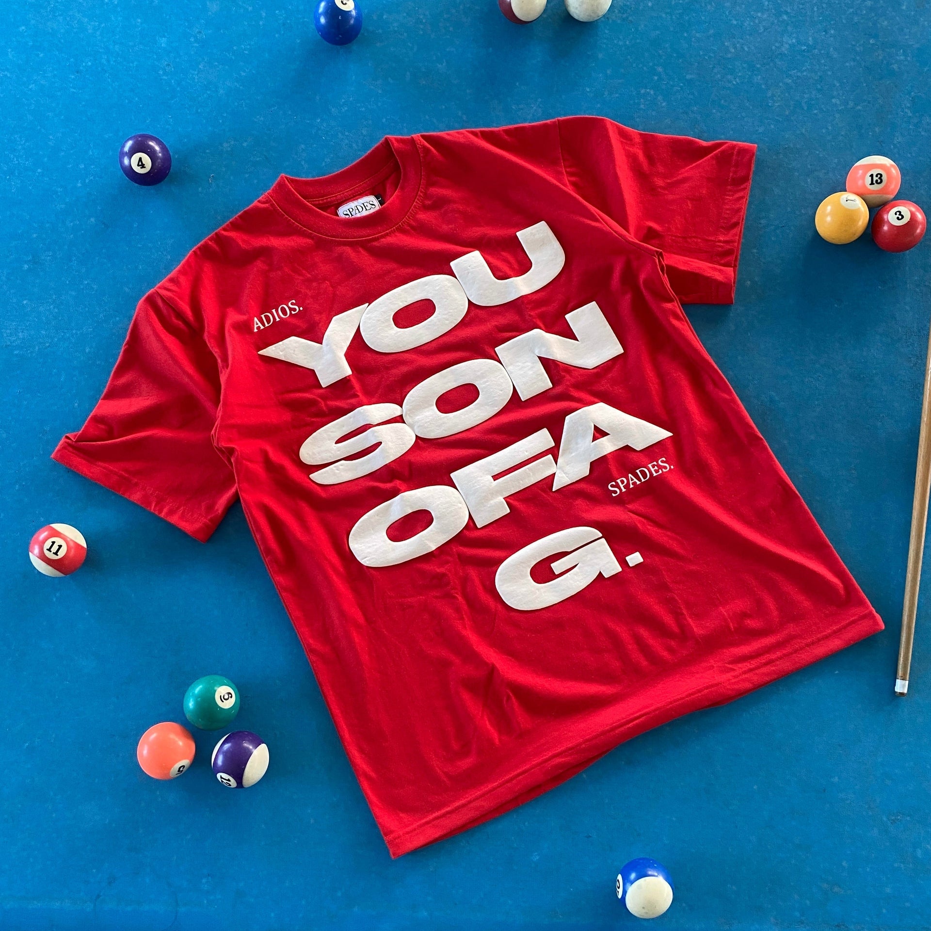 Spades Adios G Red T-shirt SPADES