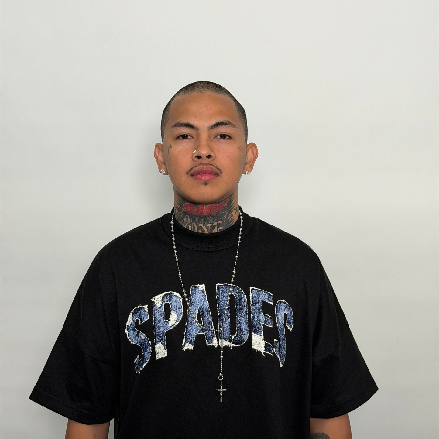 Spades Denim Boxy Crop Tee SPADES